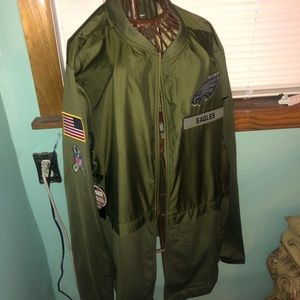 Eagles 🦅 zip up salute to service